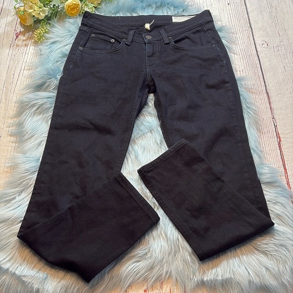 Rag & Bone Skinny Low Rise Jeans in Coal sz 25 - Picture 2 of 9